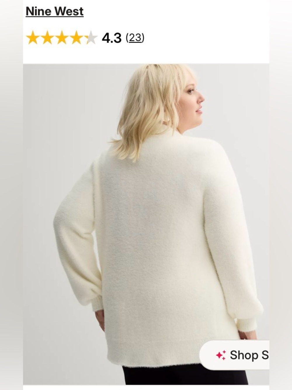 Women’s plus size Nine West Cardigan- size 2X- NWT - Picture 3 of 10